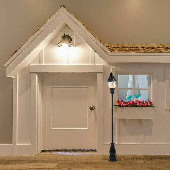 HEMOTON  5 Pcs Lights Model Garden Streetlamp Premium Material Child