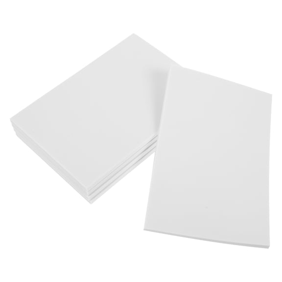 Hytrove Rubber Stamp Sheet Tpr White For Rubber Ornament 5Pcs 5.9X3.9X0.08In