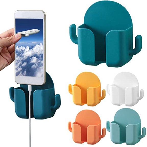 HEMOTON 5 Pcs Storage Wall Wall-mounted Organizer Mobile Phone Holder