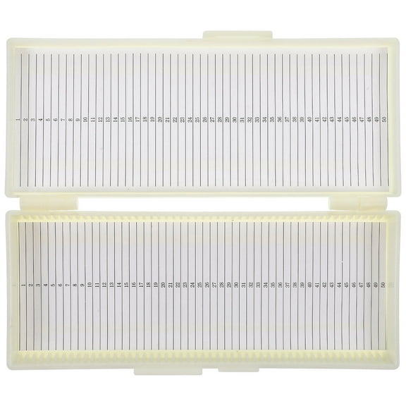 HEMOTON 50 Grid Microscope Storage Container Case