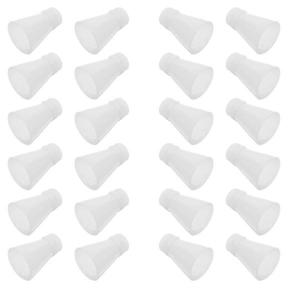 HEMOTON Transparent Plastic Fire Extinguisher Nozzles for Home Use 50 Pieces Lightweight Compact Size