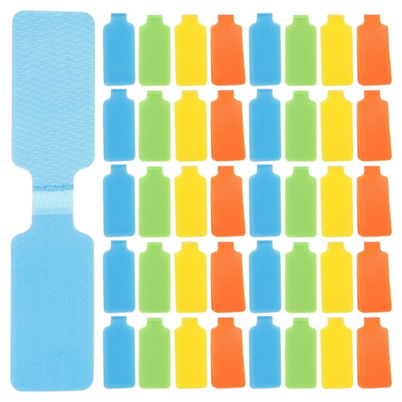 SOPOTUTU Electric Cord Identifiers Cable Labels, 50pcs Assorted Colors for Wire Organization and Easy Cable Identification