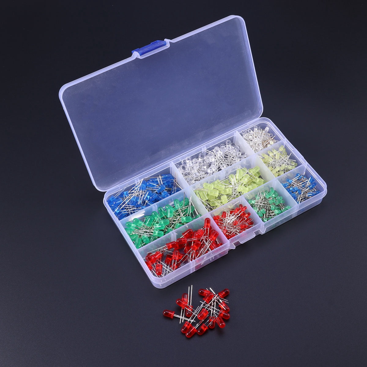 Led Diode Part HEMOTON 500 PCS/Set LED Diode Lights Assorted Kit Pack Lighting Bulb ...