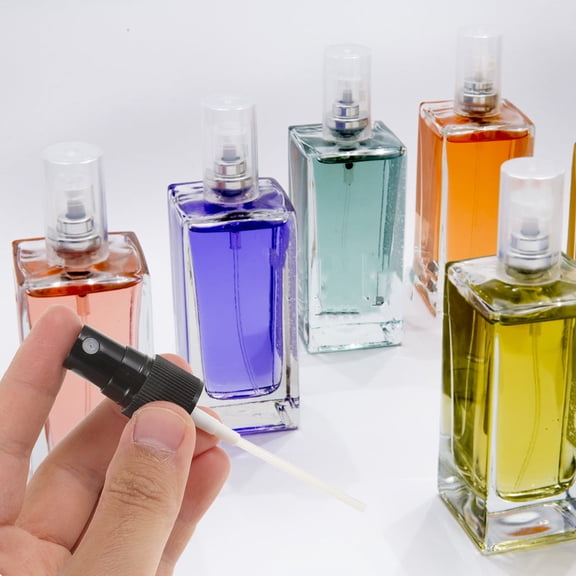 HEMOTON 50Pcs Reusable Plastic Bottle Nozzle for Perfume Spraying and Aromatherapy