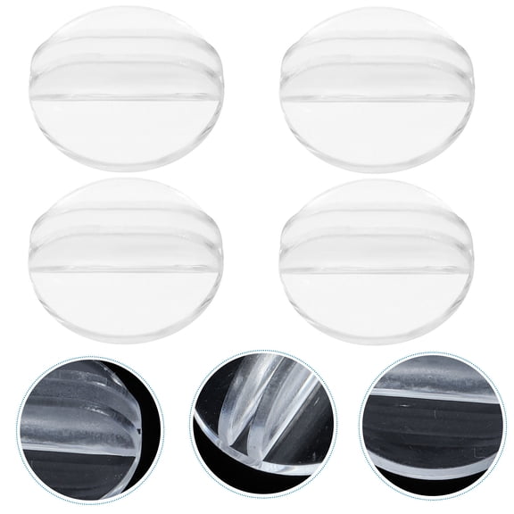 HEMOTON 50pcs Business Card Holder Desk Place Card Stands Transparent Game Card Stands