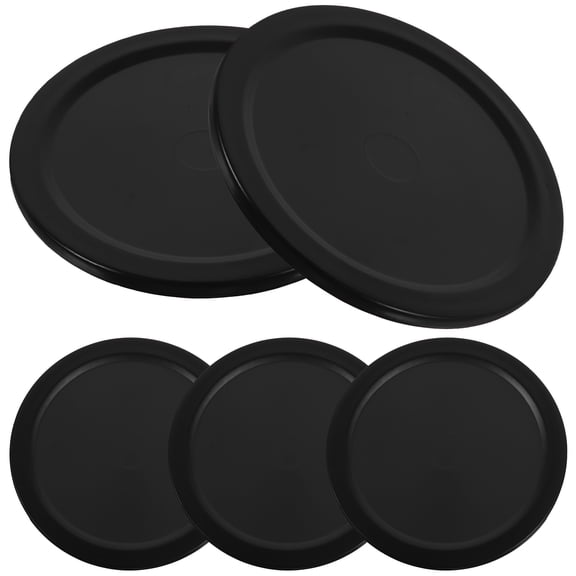 HEMOTON 5Pcs Air Hockey Pucks Table Hockey Pucks Plastic Hockey Piece Air Hockey Table Accessories
