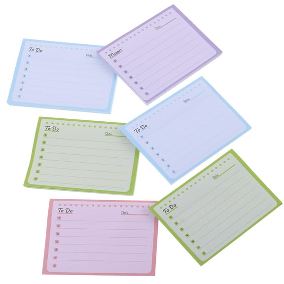 HEMOTON 6 Books Small Note Pads Pocket Notebook
