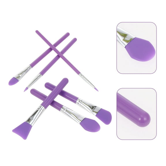 HEMOTON  6 PCS Cosmetic Accessories Mini Makeup Liquid Skincare Woman Purple