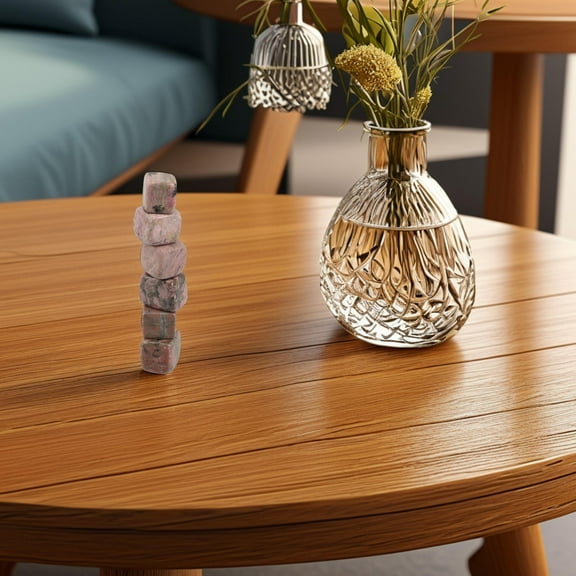 HEMOTON 6 Pcs Ice Mold Wine Bottle Chiller Stone Cubes for Whiskey Pink