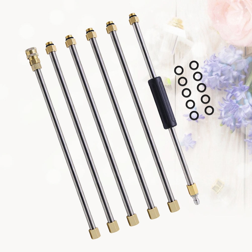 SOPOTUTU Pressure Washer Angled Extension Gutter Rod Multi 6Pcs ...