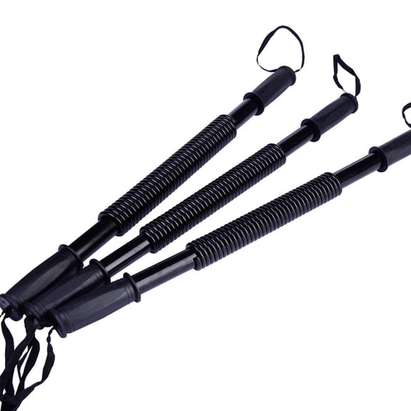 HEMOTON  60 Kg Chest Expander Bands Home Gym Exercise Weight Bar Black