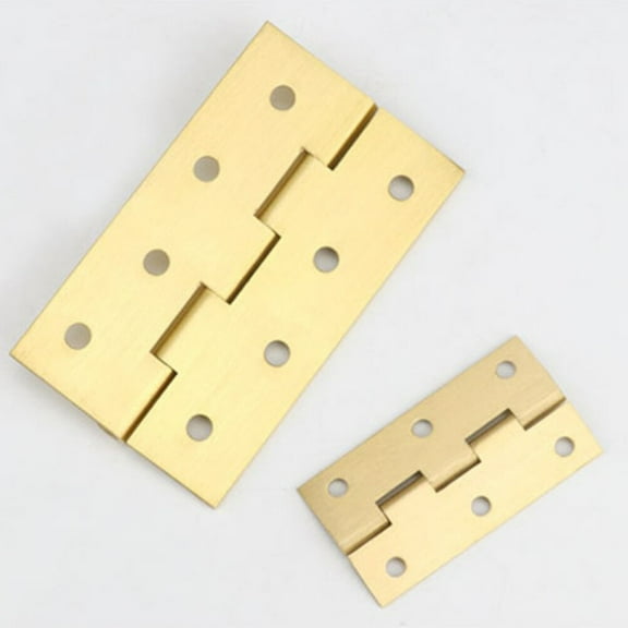 HEMOTON 6PCS Heavy Duty Door Hinge Copper Mute Hinge for Furniture Home Door (2.5inch)