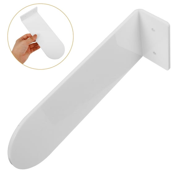 HEMOTON 6Pcs Acrylic Floating Shoe Shelves Shoe Rack Basketball Shoes Display Racks Sneaker Holders