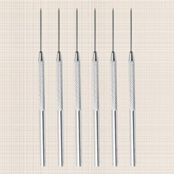 HEMOTON 6Pcs Ceramic Pottery Tool for Pottery and Clay Stainless Steel