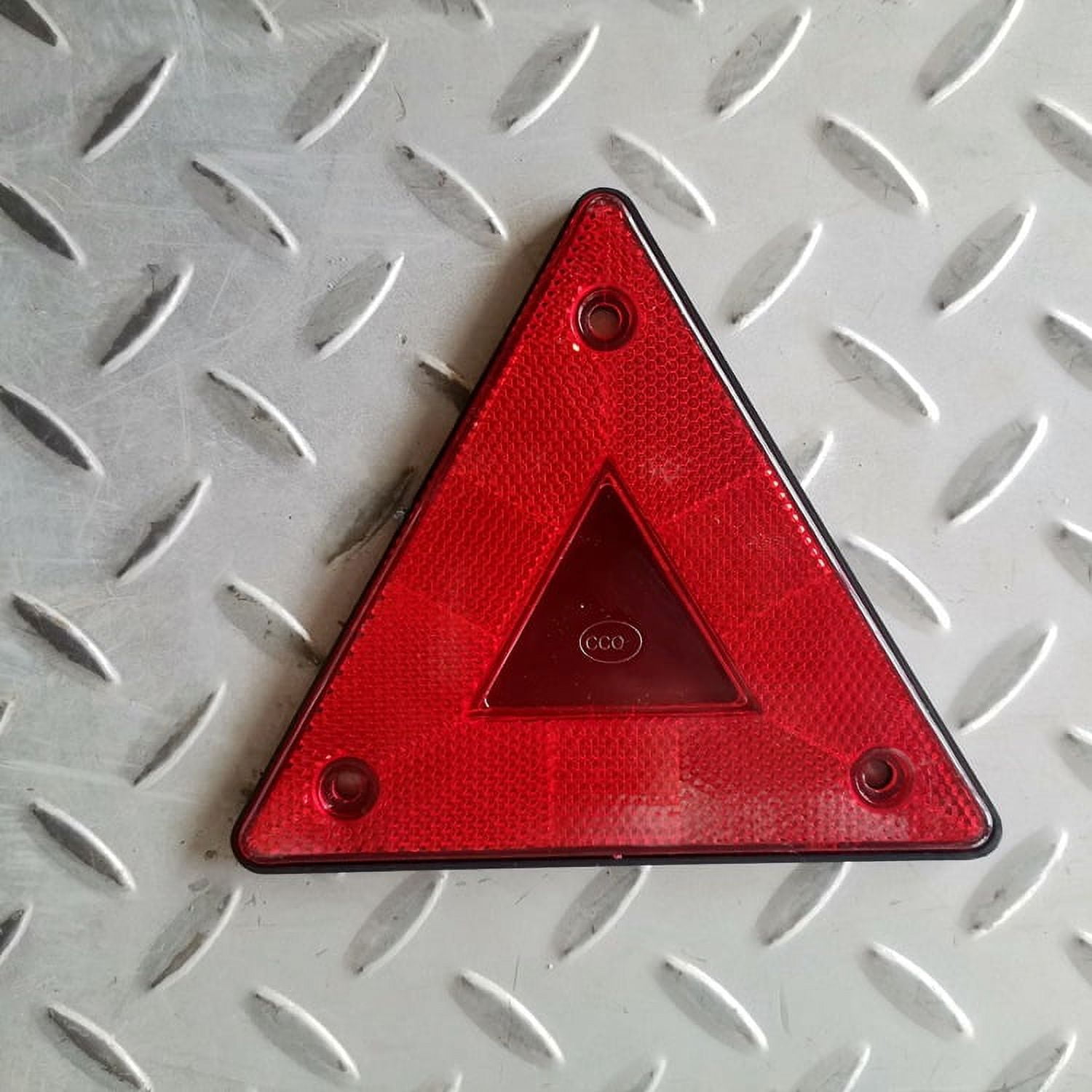 HEMOTON 6Pcs Slow Moving Warning Signs Vehicle Safety Triangle Reflectors Car Body Warning Signs