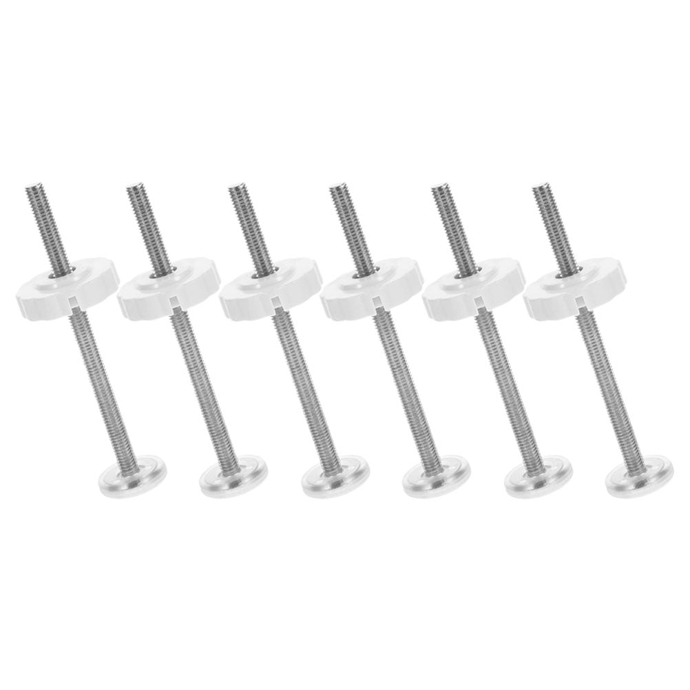 HEMOTON 6pcs Baby Guardrail Threaded Spindle Rods Pressure Mounted Gate ...