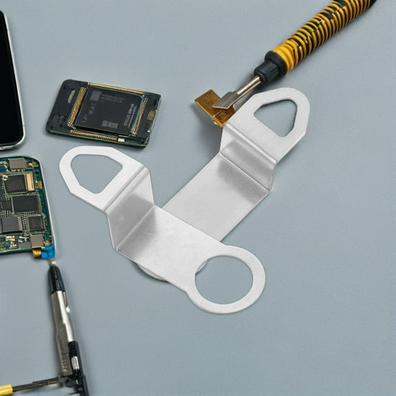 HEMOTON 6pcs Metal Clock Hanger Hooks For Quartz Clock Mechanism Wall Clocks Back Hanging Hooks Replacement Parts Ideal For Home And Office