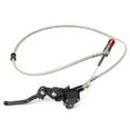 thumbnail image 1 of HEMOTON 7/8 inch Universal Dirt Bike Hydraulic Brake Clutch Cross Country Motorcycle Master Cylinder Handlebar with 1.2m Cable (Black), 1 of 8