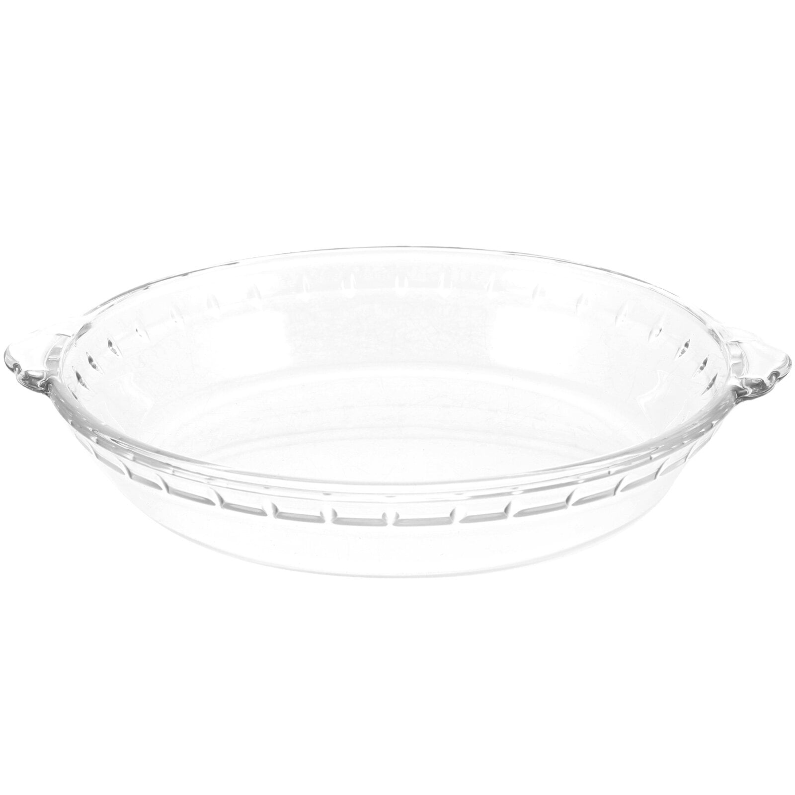 Hemoton 8 Inch Glass Pie Plate Pie Baking Dishes Transparent Microwave