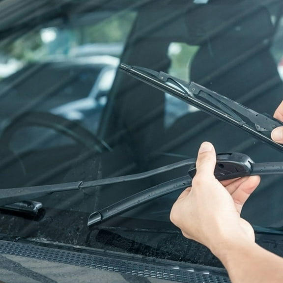 EXHUMKY 8Pcs Car Wiper Blades Refills Frameless Rubber Wiper p Replacement for Clear Rainy Weather View