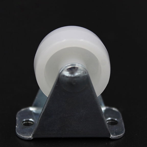 HEMOTON  8 Pcs Castors White PP Nylon Casters Carrier Wheel Wheels