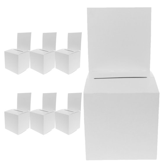 HEMOTON 8-Piece White Container Set for Donation and Contest Use, and Practical Storage Case