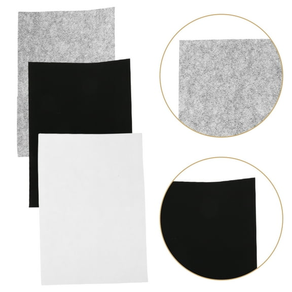 HEMOTON 9pcs Felt Fabric Sheets for DIY Craft and Sewing Soft Felt DIY Sheets Crafts Felt Fabric Assorted Colors Felt Sewing Sheets for Crafts