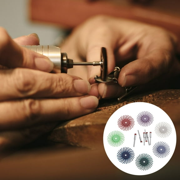 HEMOTON  Abrasive Bristle Wheel Brush for Drill Rotary Tool Polishing