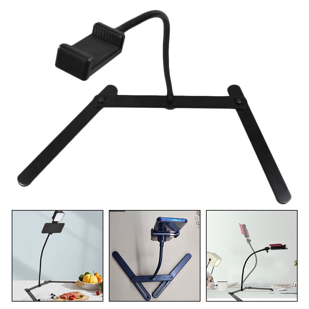 HEMOTON Adjustable Overhead Tripod Cell Phone Stand For Drawing Sketching Recording
