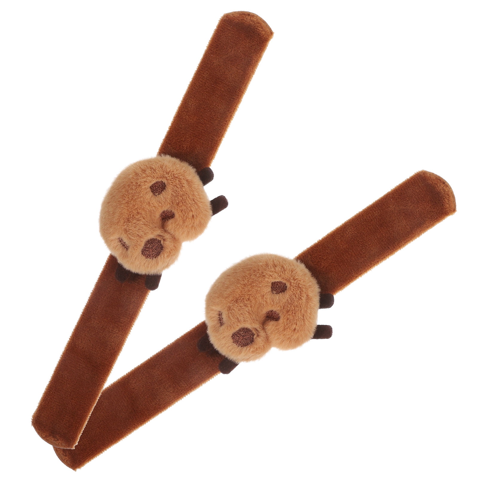 Bracelet en Peluche Capybara Slap 2PC - Jouets pour Garçons et Filles