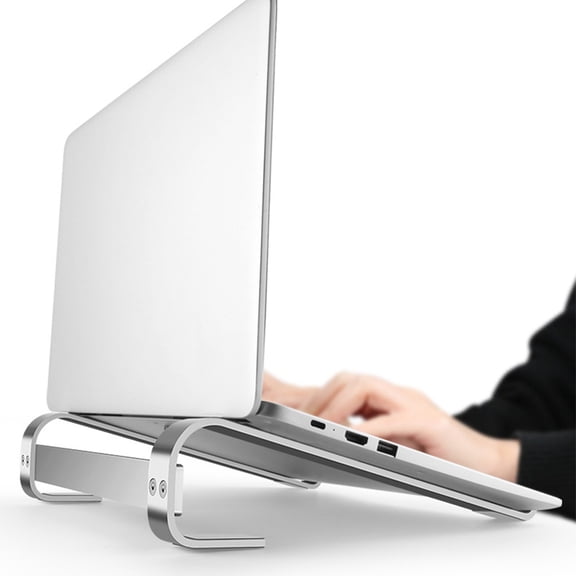 HEMOTON  Alloy Laptop Bracket Computer Stand Holder Ergonomic Silver