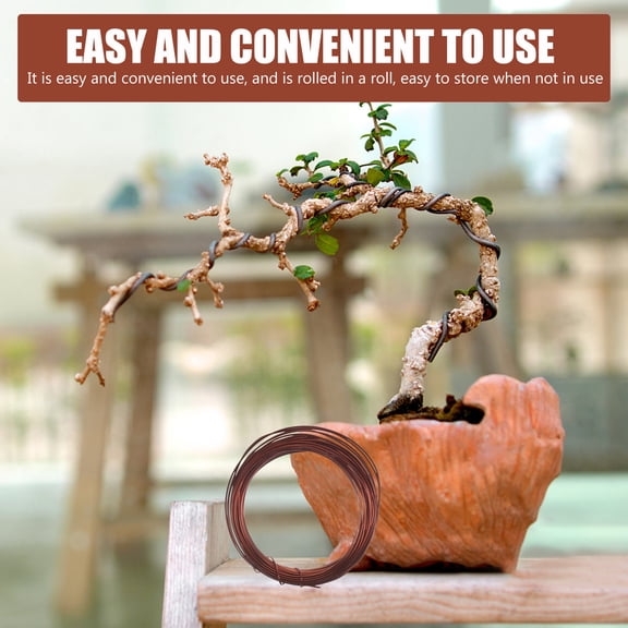 HEMOTON Aluminum Wire Set for Plant Training and Bonsai Tree Shaping, and Flexible Gardening Tool