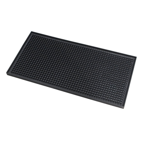 HEMOTON Black Anti- Mat, and Easy to Clean, Non-Skid Pad for Home and Outdoor Use
