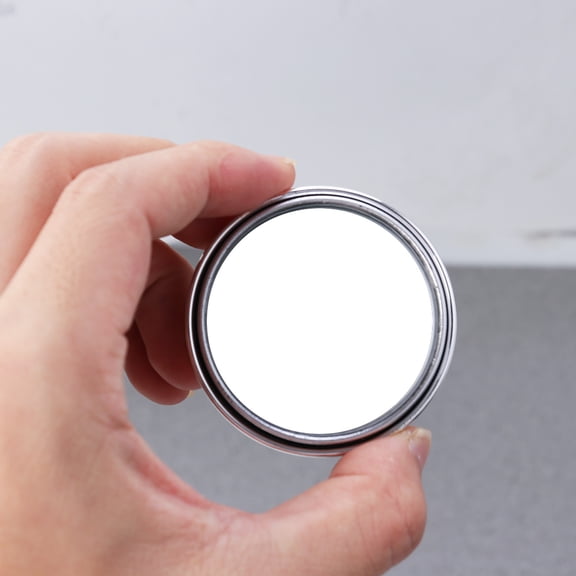 HEMOTON Auto 360 Wide Angle Round Convex Mirror Car Vehicle Side Blindspot Mirror Small Round Wide RearView Mirror (Silver)