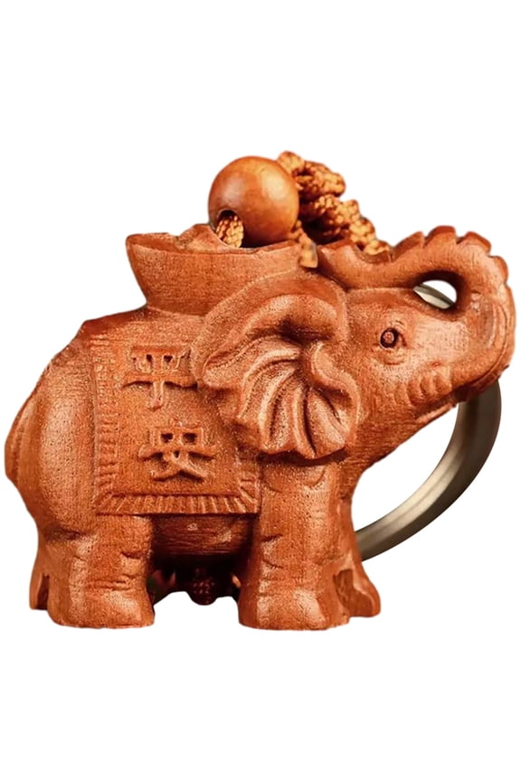 Backpack Keychain Decor Novelty Elephant Ring Animal Keychains