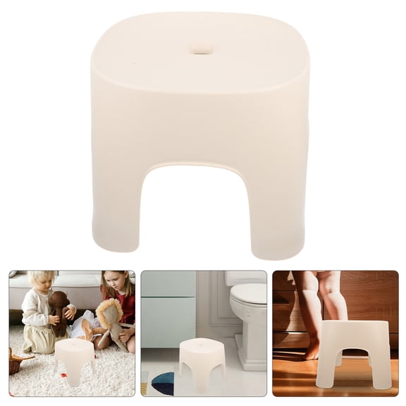 HEMOTON  Bathroom Short Step Stool Shoe Changing Elderly Toddler