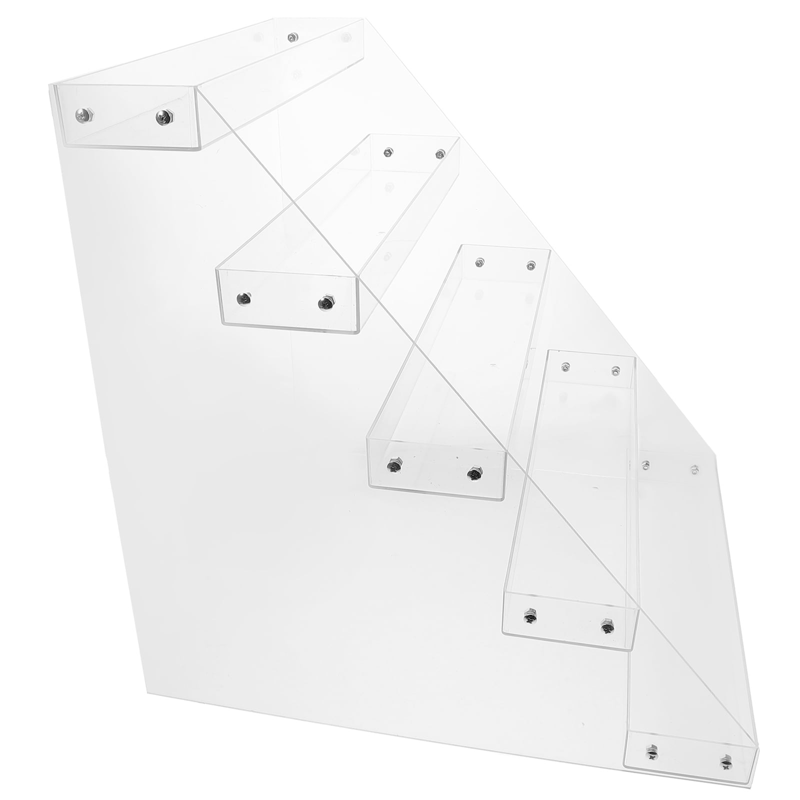 EXHUMKY Clear Acrylic Display Riser Organizer for Beverages and Snacks ...