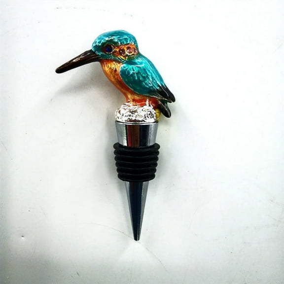 ORDDIART 1Set Wine Stopper Bird Shape Reusable Zinc Alloy Beverage Bottle Stoppers For Glass Bottles Home Use