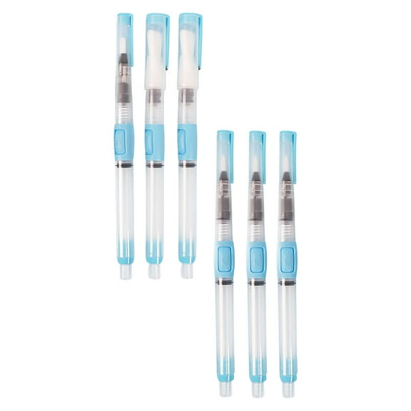 HEMOTON Blue Watercolor Pen Set for Painting Made of Premium Plastic Easy to Clean Large Water Storage Capacity