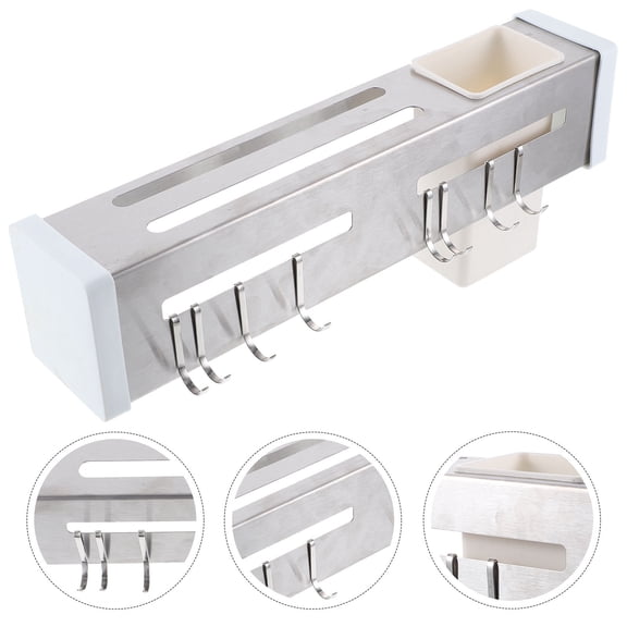HEMOTON Boards Surface Utensil Rack 30.00X7.00X5.10CM Silver