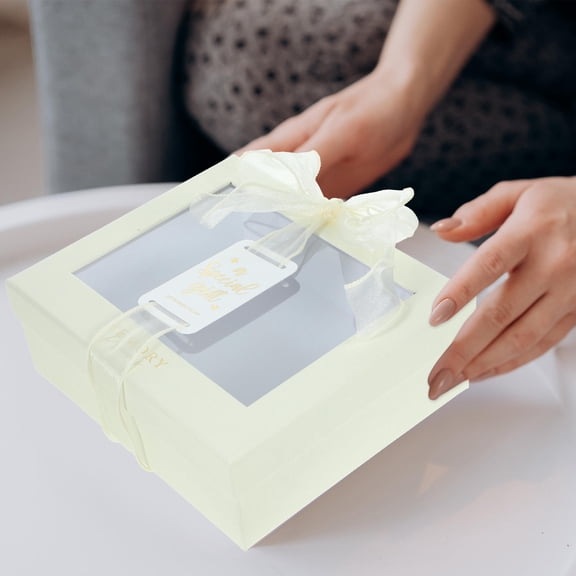 HEMOTON Boxes for Valentines Day Gift Smooth Surface Bride Man