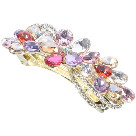 HEMOTON Rhinestone Brides Bobby Hairpin for Brides, Mothers, and Bridesmaids Elegant Hair Accessory