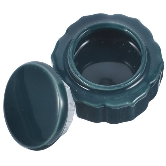 HEMOTON Canister Favor Jars Cream Jar Travel 4.7X4.7cm Dark Green