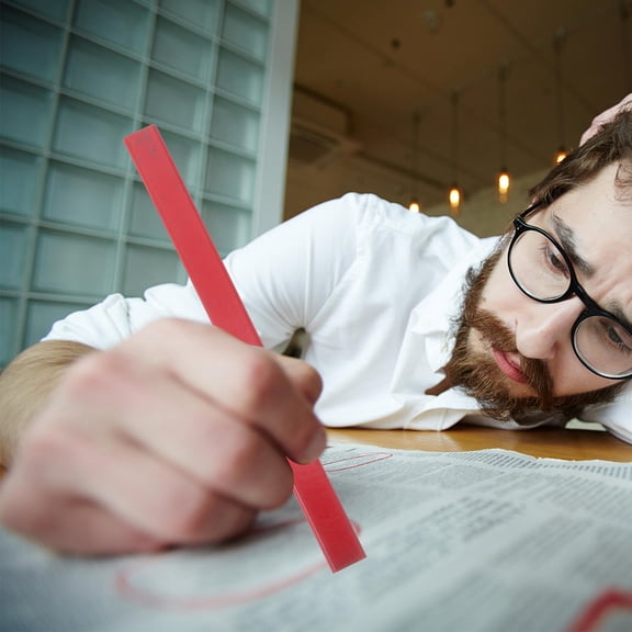 UPGRATOR Writing Pencils Red Octagonal 20Set 6.9x0.55x0.24in