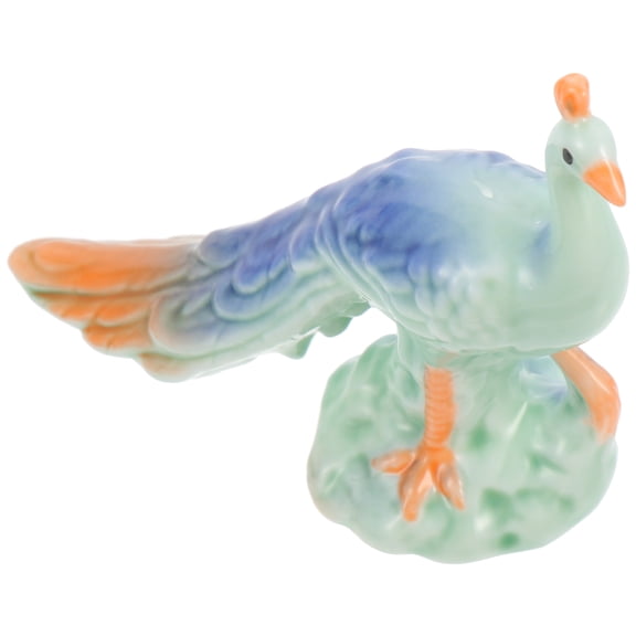 HEMOTON Ceramic Animal Figurine for Decor Multi Color Perfect for Desk Display Small Size