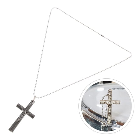 HEMOTON Chromiumplated Steel Drum Key for Easy Tuning and Decoration with Chain Black 1.5 inch