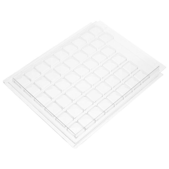 HEMOTON Clear Craft Storage Organizer Storage Box 14.00X11.00X1.00CM