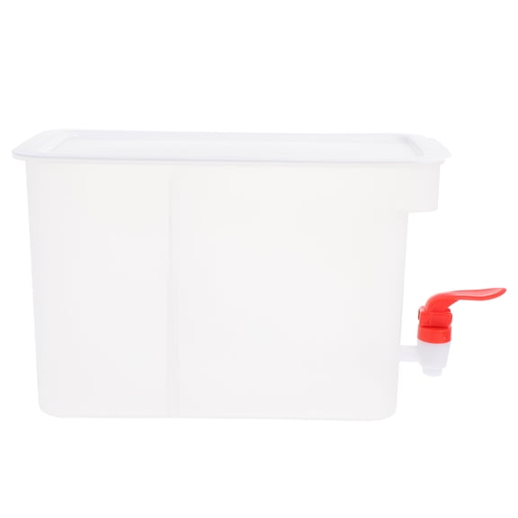 SOPOTUTU White Bottle with Faucet for Tea Shop, 1 Piece, and Easy to Use