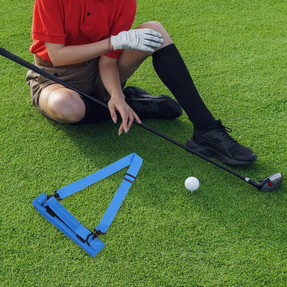 HEMOTON Compact Golf Bag With Adjustable Strap - Golf Carry Bag Lightweight Foldable Travel Sunday Golfs Case With Strap Waterproof Sunday Bag For Driving Range And Travel