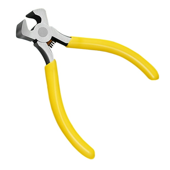 SOPOTUTU Sunflower Seed Nutcracker Plier Stainless Steel Yellow Handheld Nut Opener Tool 1 Set